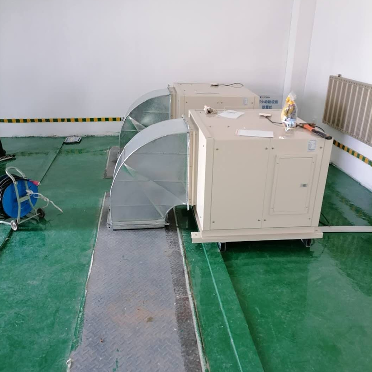 內蒙古某電廠采購落地式管道除濕機